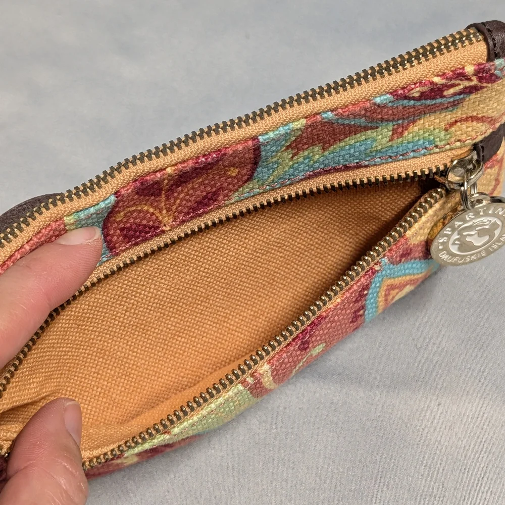Spartina 449 Multicolor Paisley Wristlet with Turquoise Accents